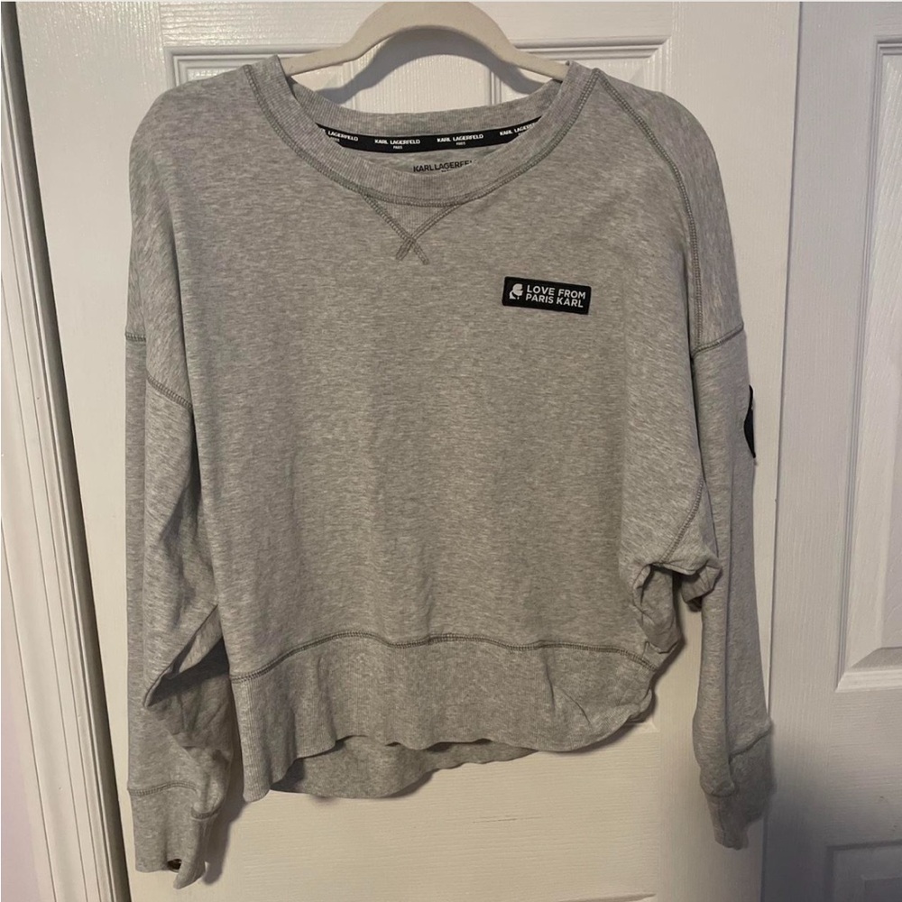 Love From Paris Kane Gray Sweatshirt